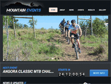 Tablet Screenshot of mountainevents.co.za